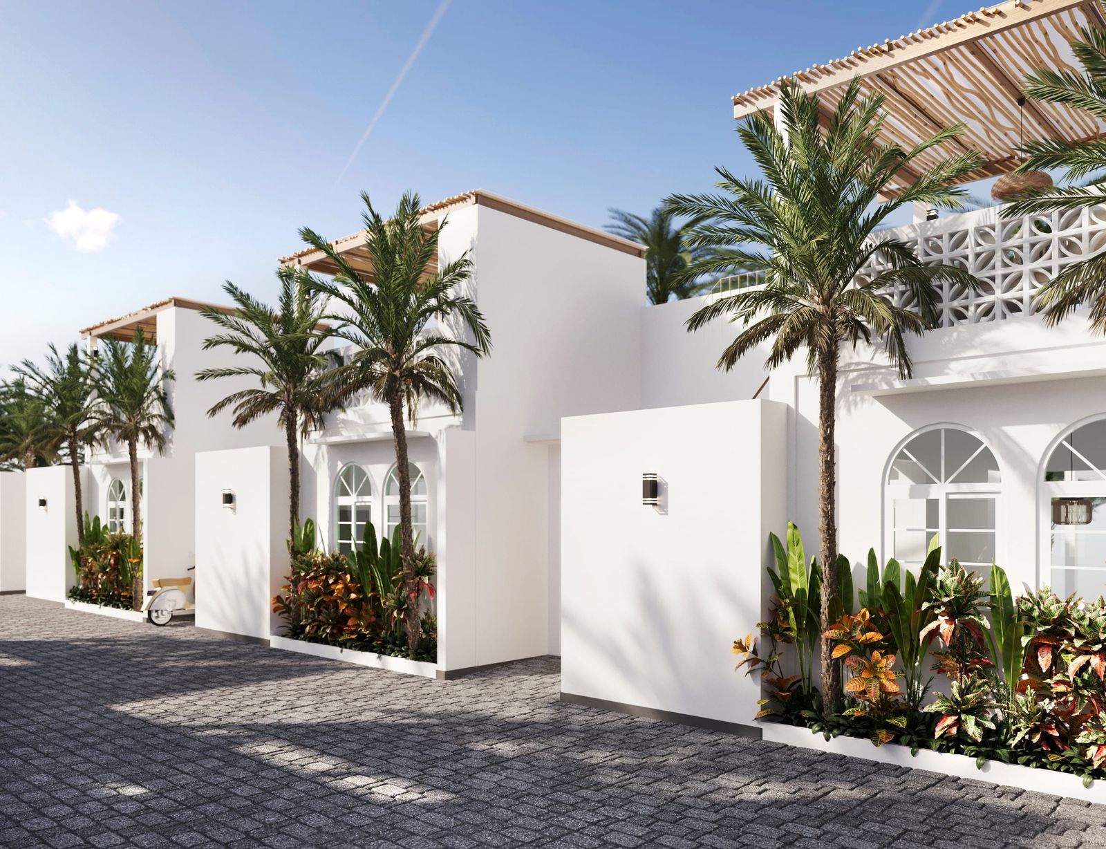Villa front exterior