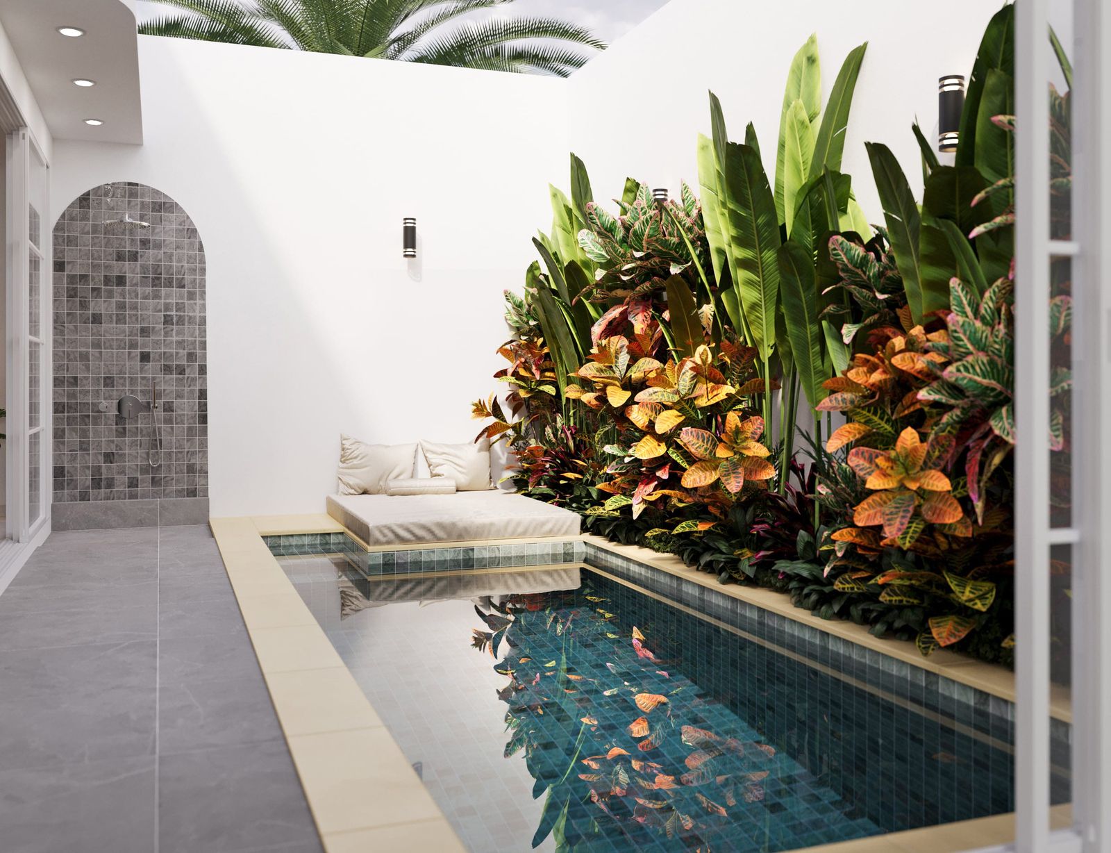 Pool area